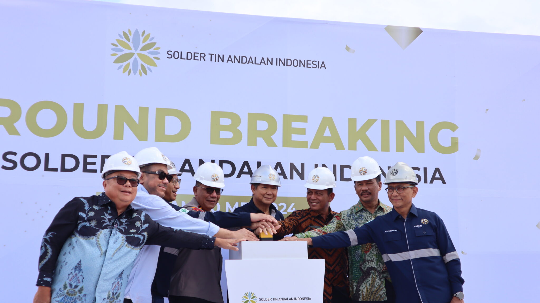 Groundbreaking Ceremony Of PT Solder Tin Andalan Indonesia At Tunas