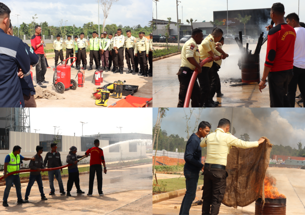 Tunas Prima Gelar Pelatihan Fire Drill Bersama Dinas Pemadam Kebakaran Kota Batam